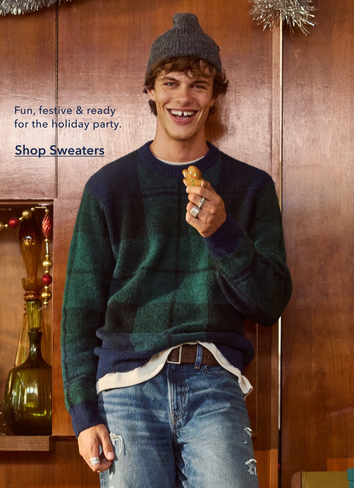 Fun, festive & ready for the holiday party. | Shop Sweaters