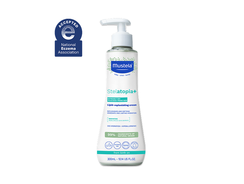 Stelatopia+ lipid-replenishing cream pump