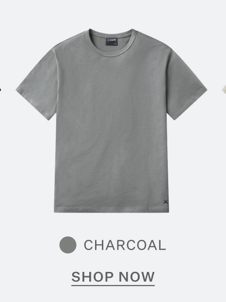 Overtime Tee in Charcoal