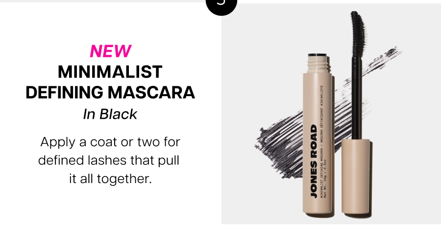 New: Minimalist Defining Mascara in Black
