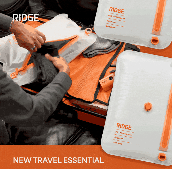 Ridge Vacuum Packing Set. New travel essential.
