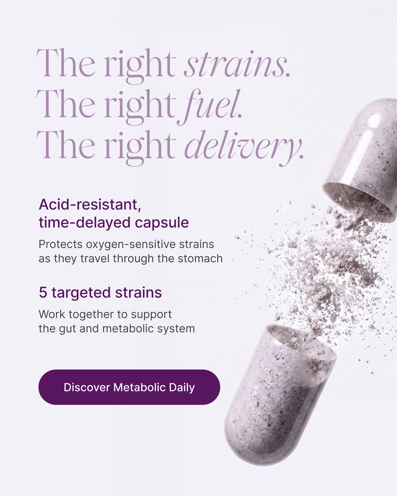 The right strains. The right fuel. The right delivery.