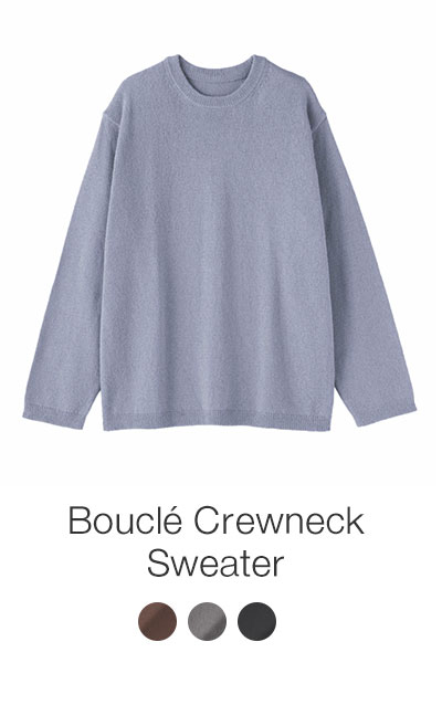 Shop Boucl&eacute; Crewneck Sweater