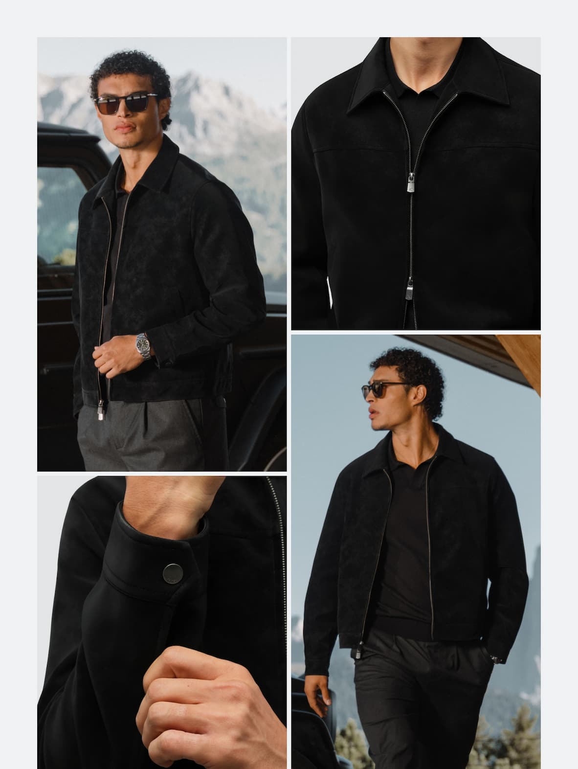 Grand Harrington Jacket - Black