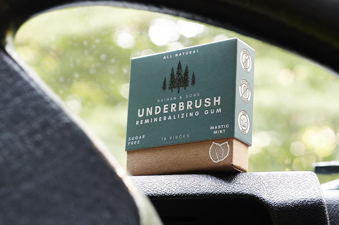 Underbrush box on dashboard
