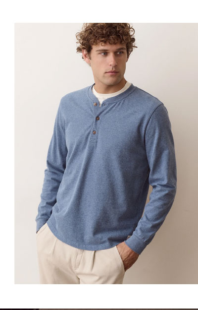 Luxe Jersey Henley