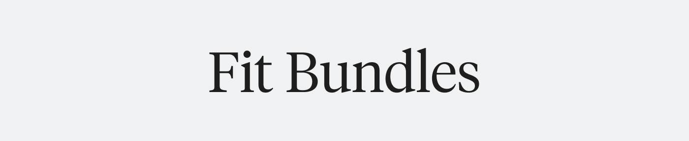 Fit Bundles