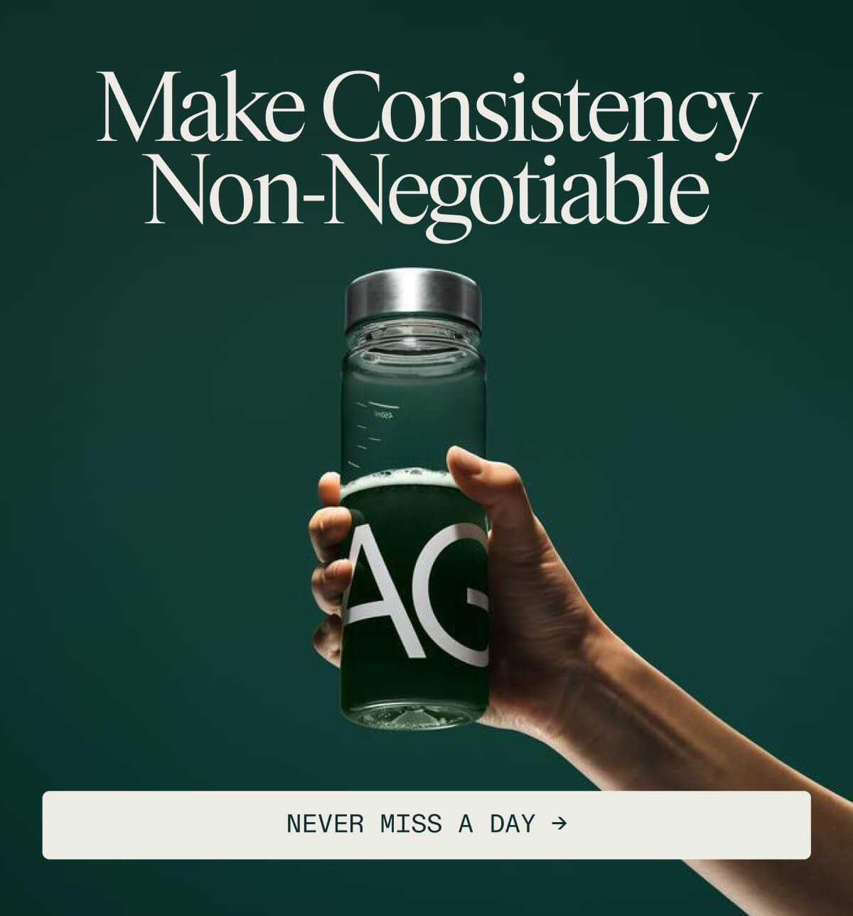 Make consistency non-negotiable