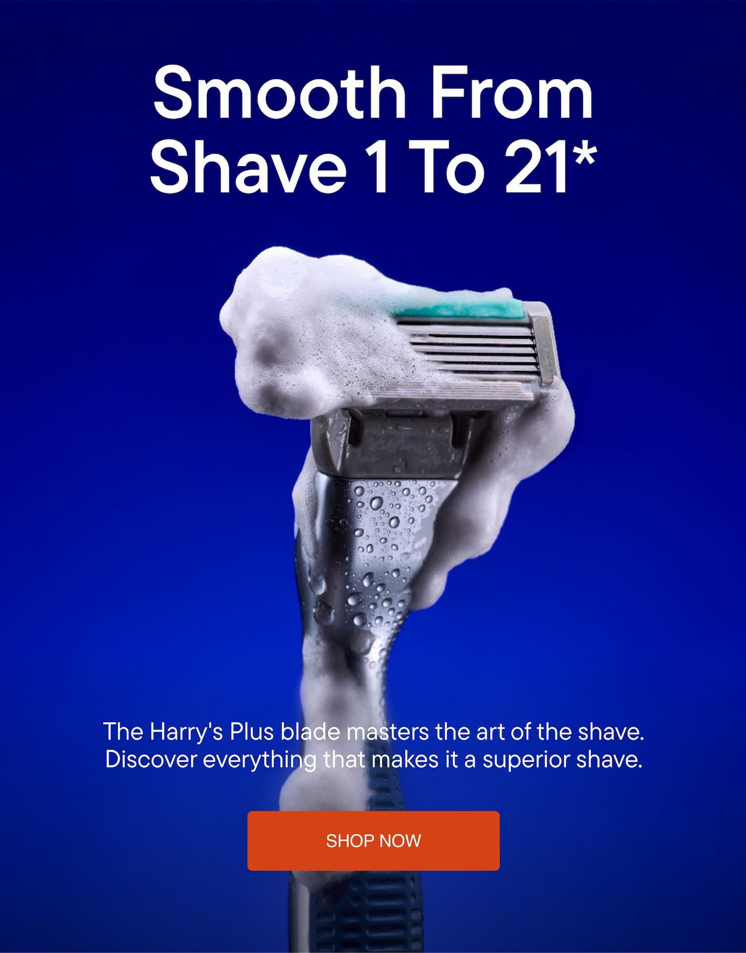 The Harry's Plus blade masters the art of the shave. Discover everything that makes it a superior shave.