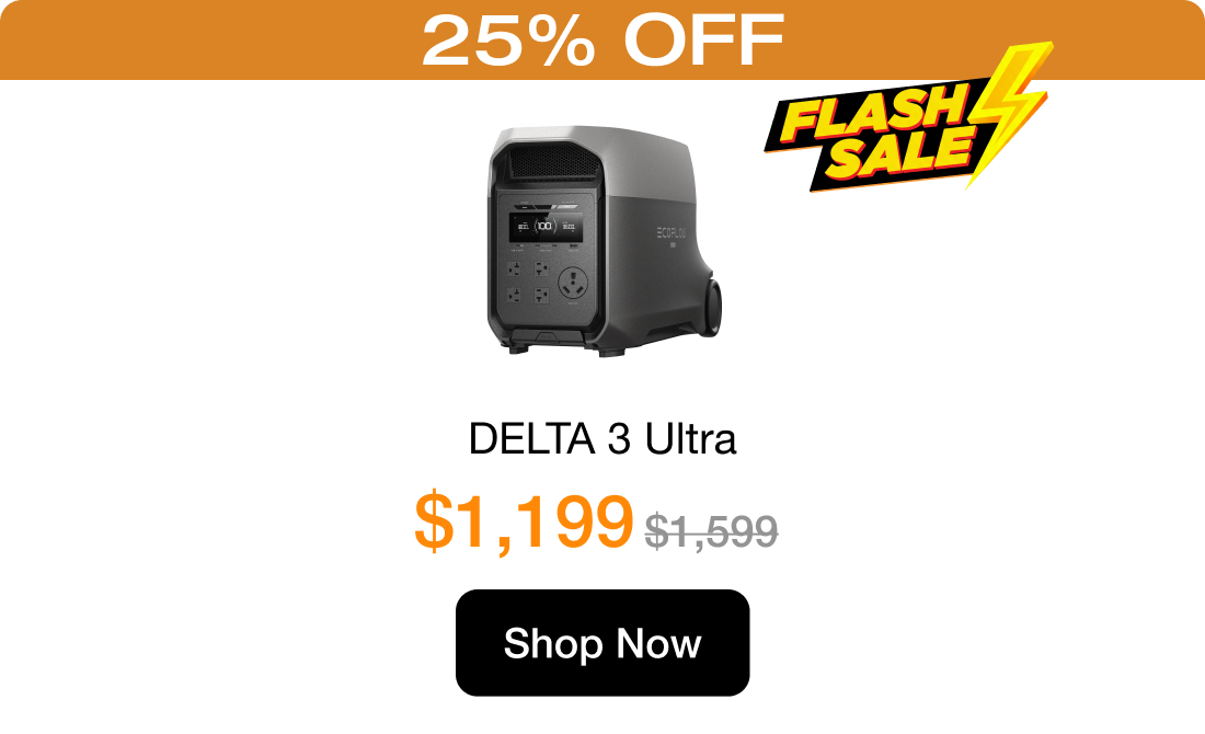 25% OFF DELTA 3 Ultra $1,199