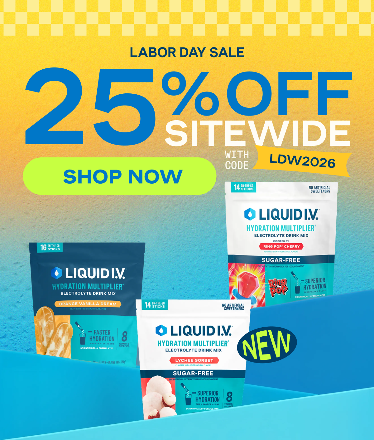 25% Off with Code LDW2026 | Free bottle on orders $65+