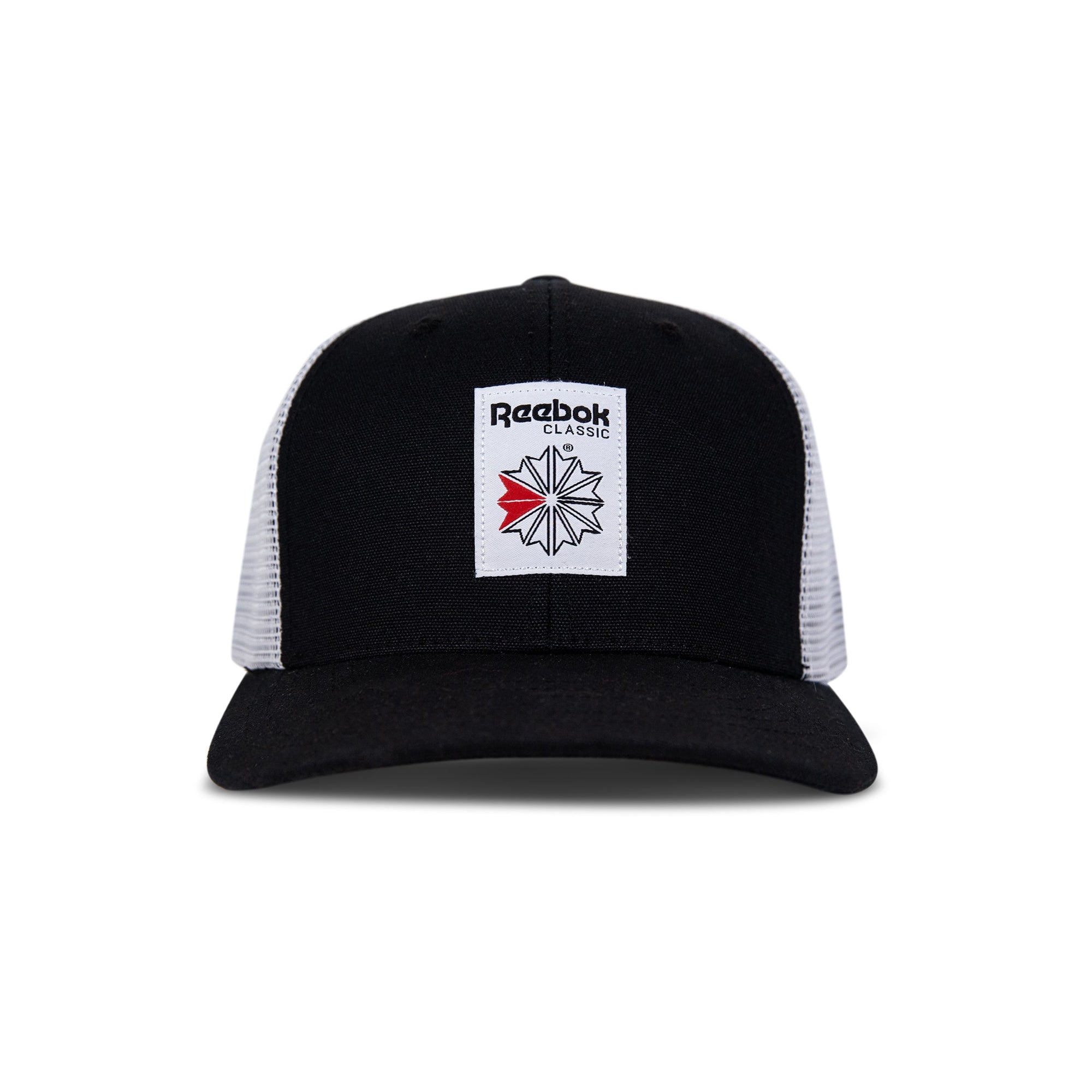 Image of Woven Patch Vector Trucker Cap