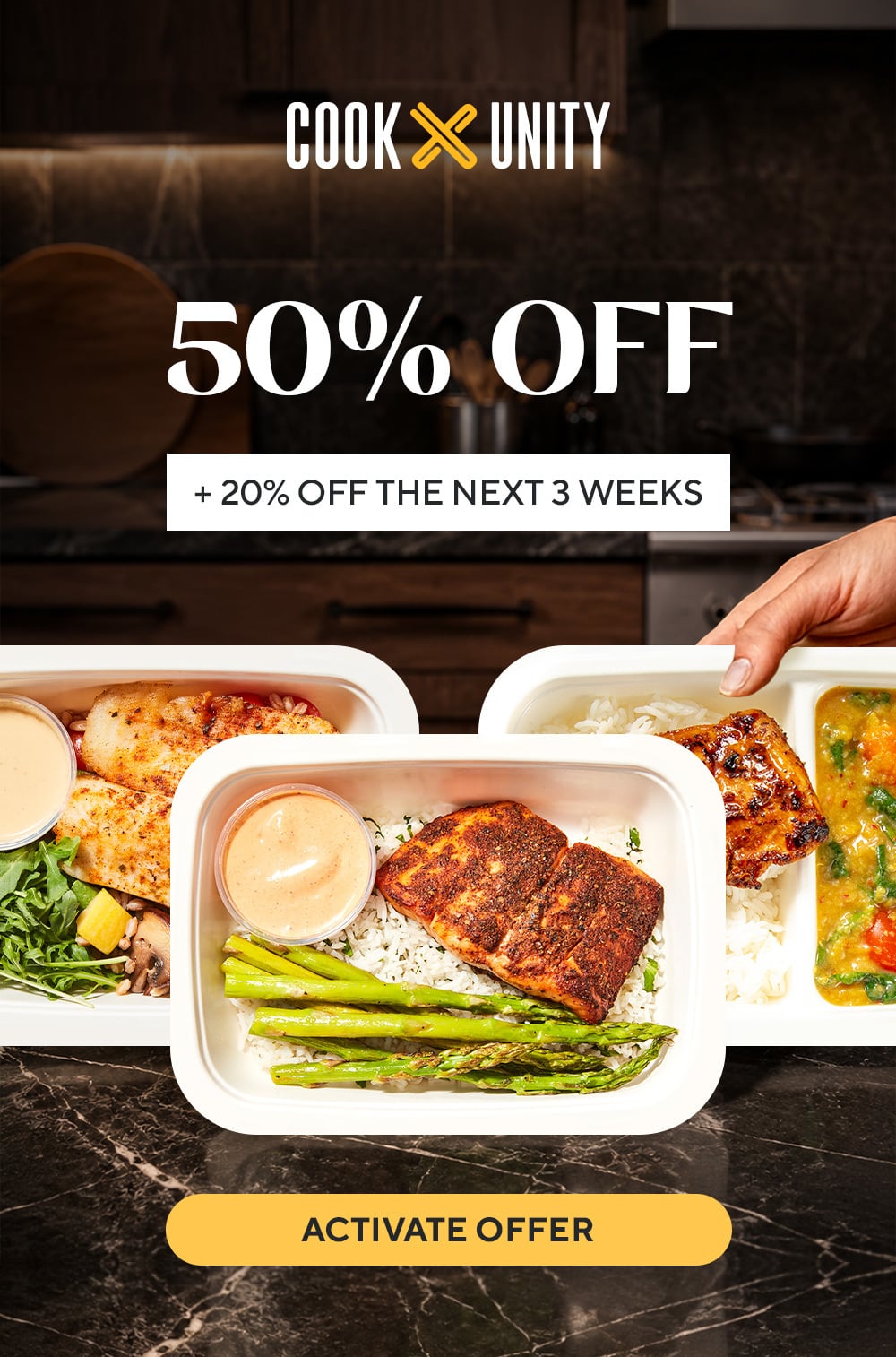 50% off + 20%