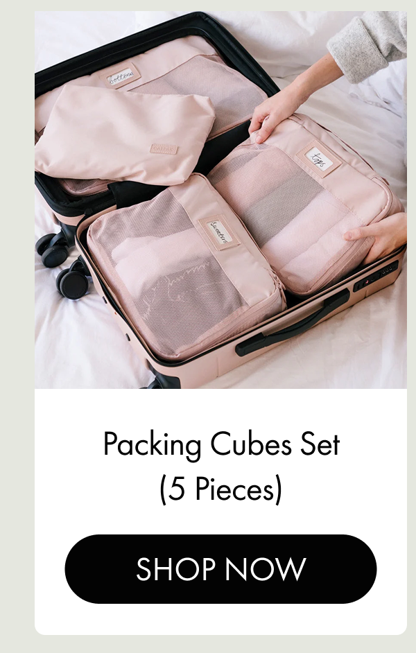 Packing Cubes Set (5 Pieces) | SHOP NOW