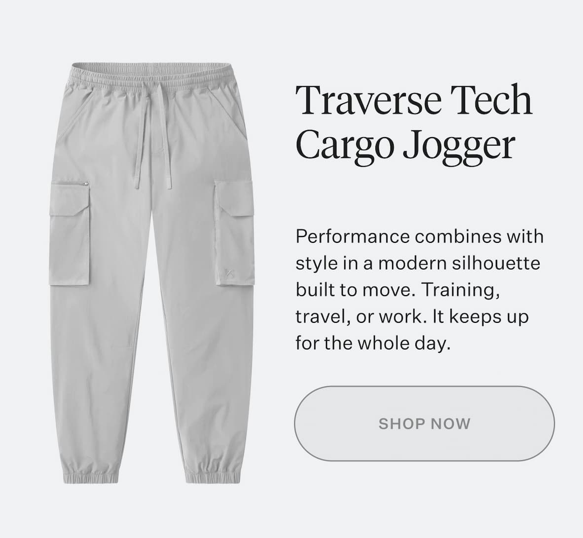Traverse Tech Cargo Jogger