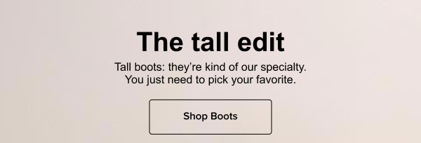 Women's Tall Boots