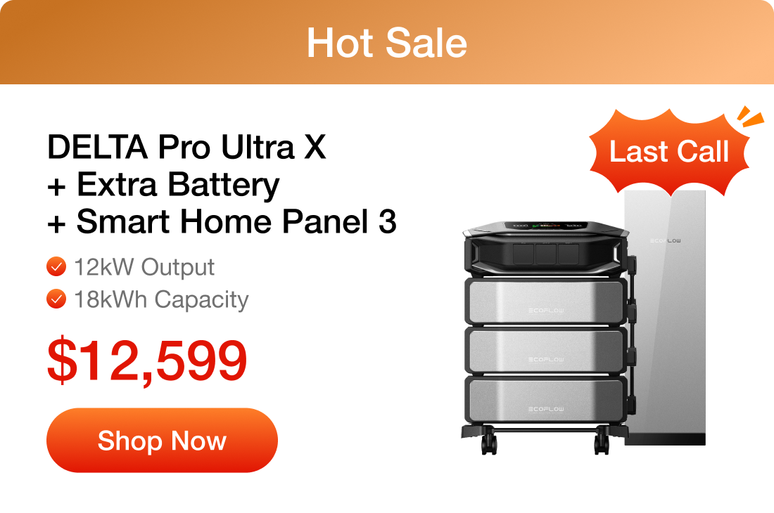 DELTA Pro Ultra X + Extra Battery + Smart Home Panel 3