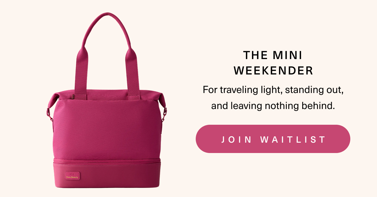 The Mini Weekender. Join waitlist.