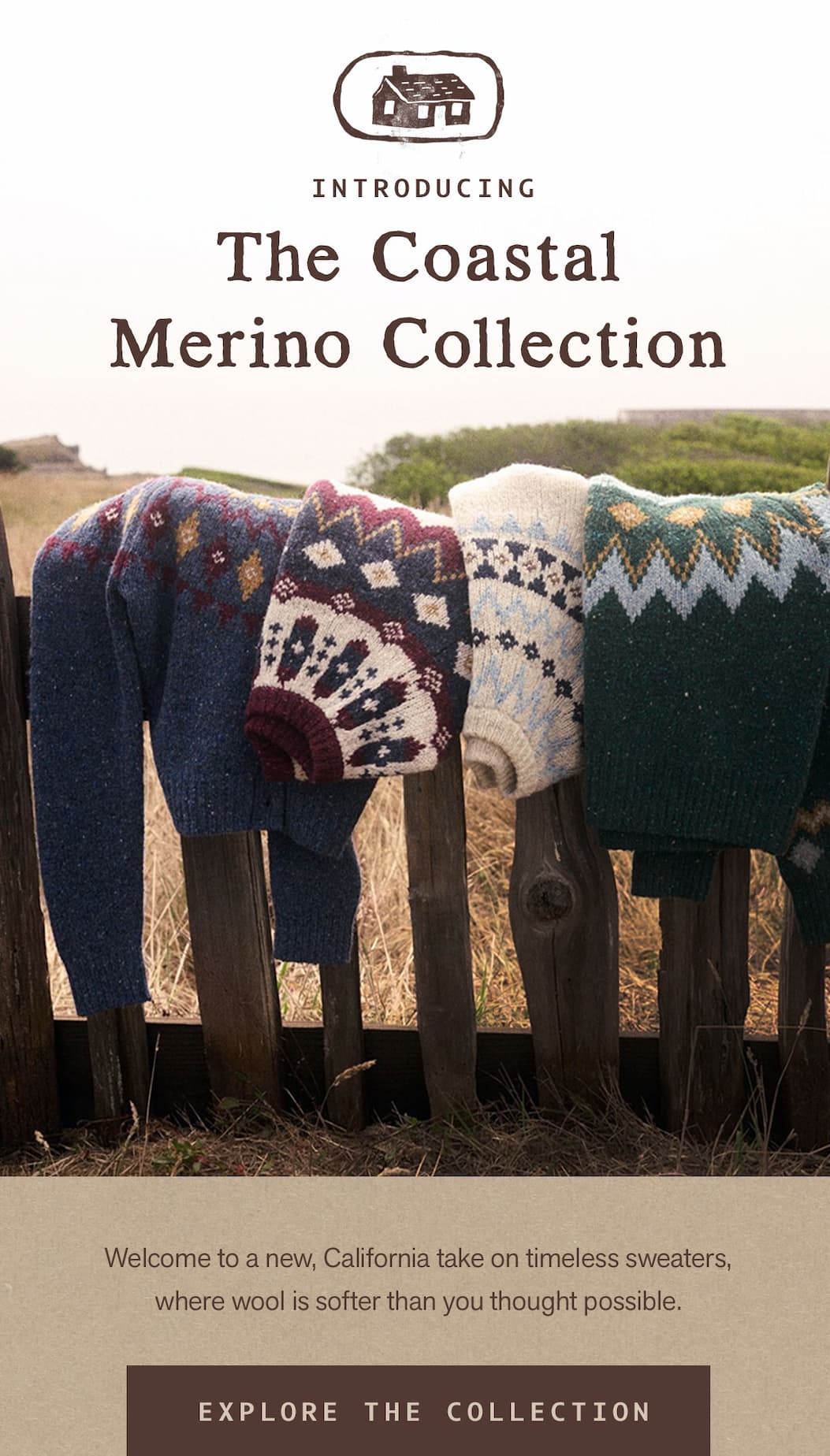 Impossibly soft sweaters with California Style