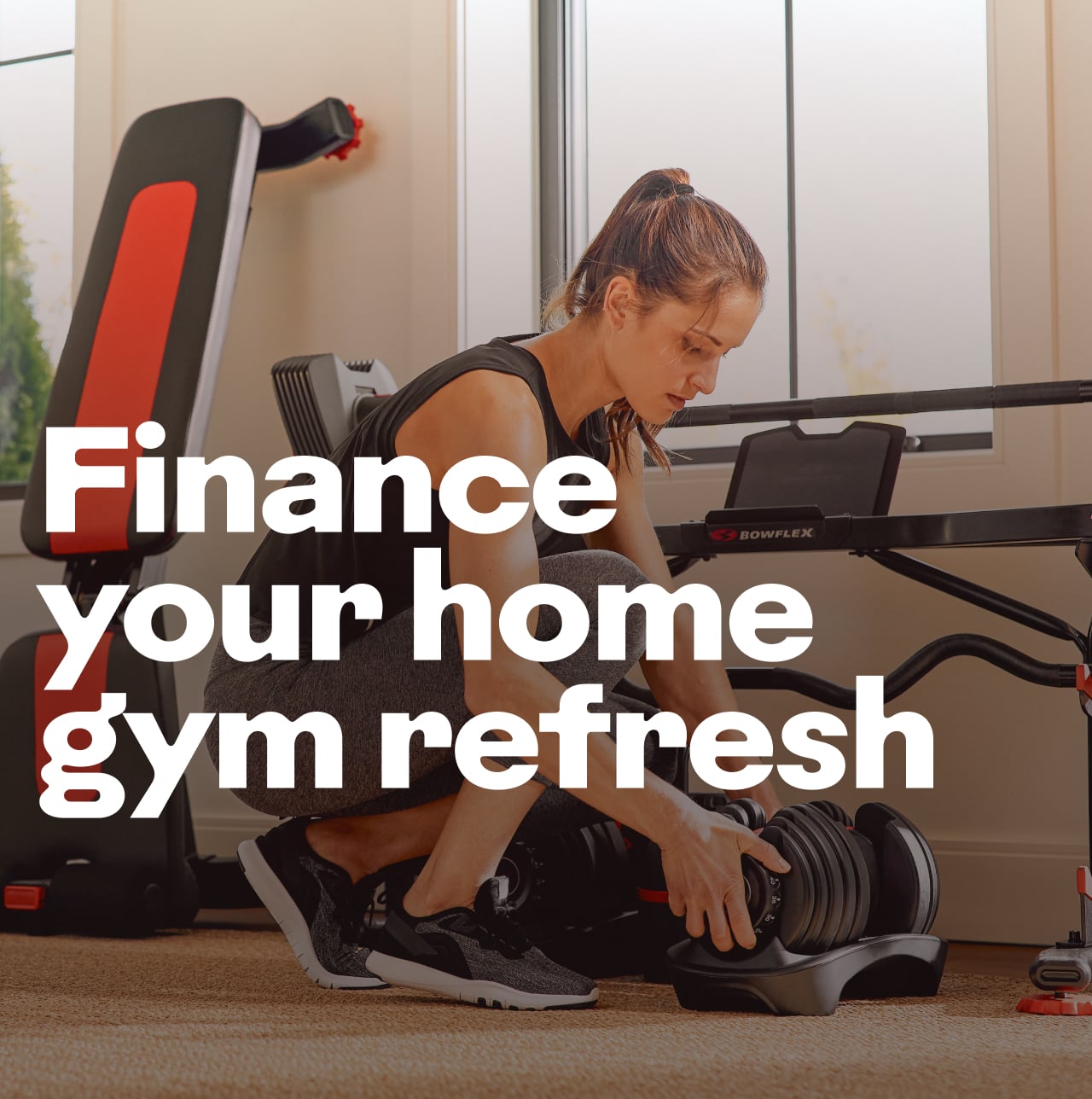 Finance your home gym refresh.