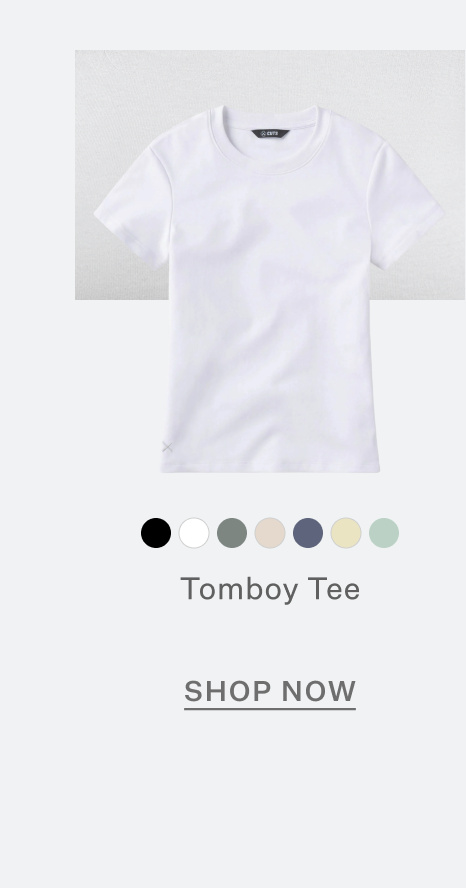 Tomboy Tee | White | Shop Now