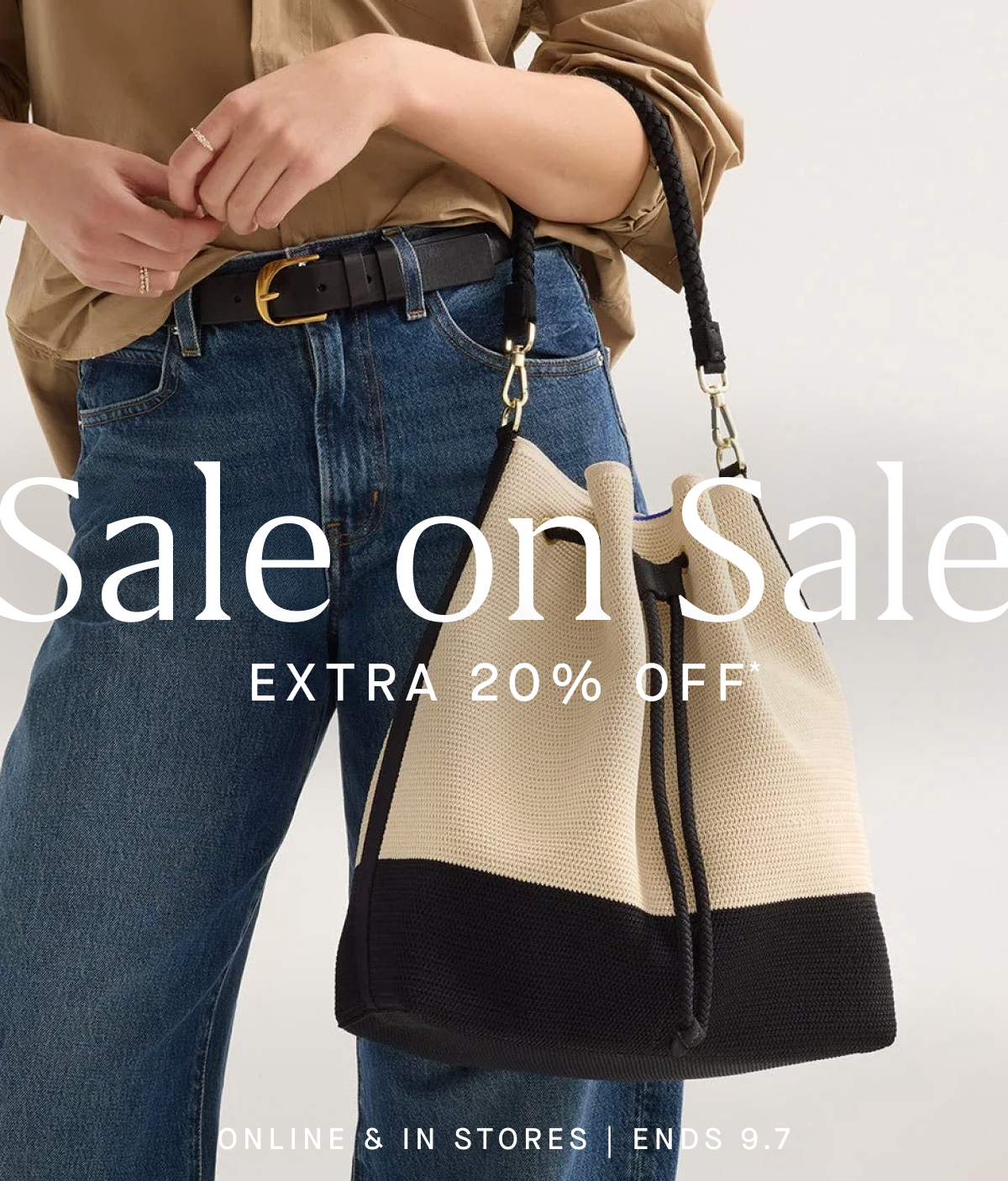 SALE ON SALE EXTRA 20% OFF* Online & in stores Ends 9.7