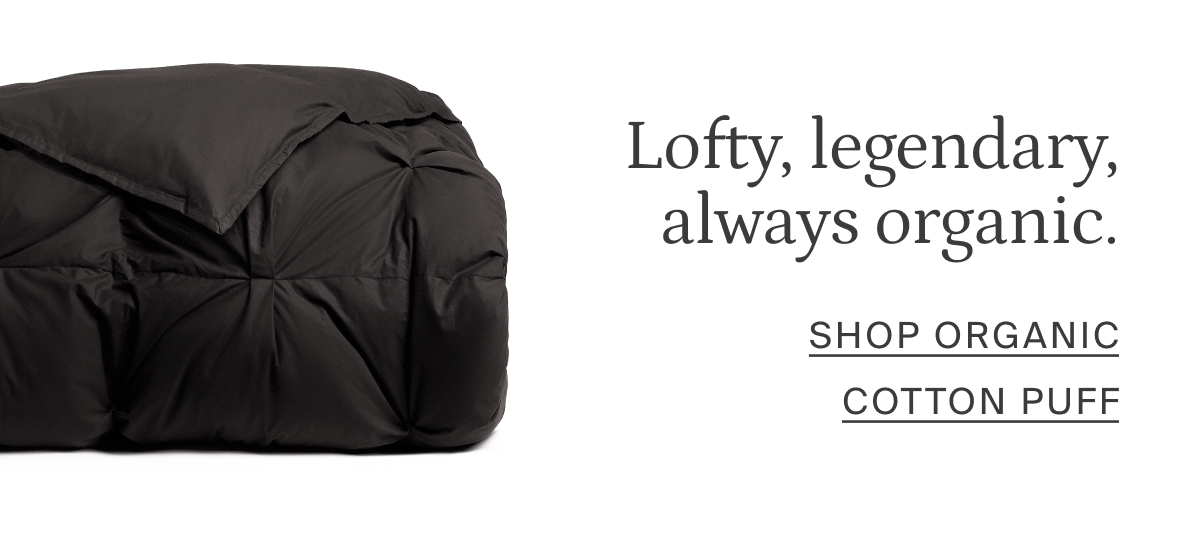 shop organic cotton puff