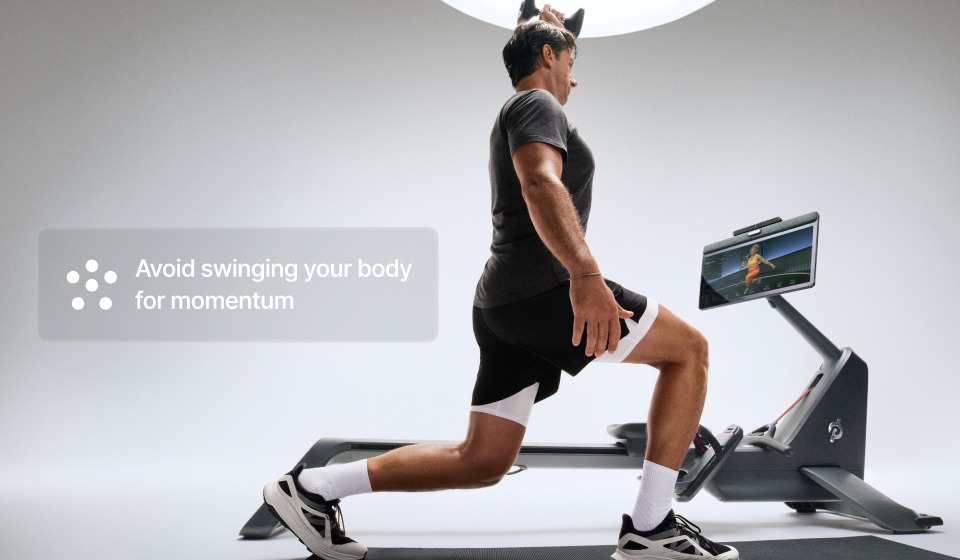 Avoid swinging your body for momentum