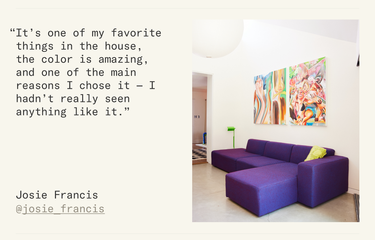 The Form Sectional, styled by Josie Francis (@josie_francis)