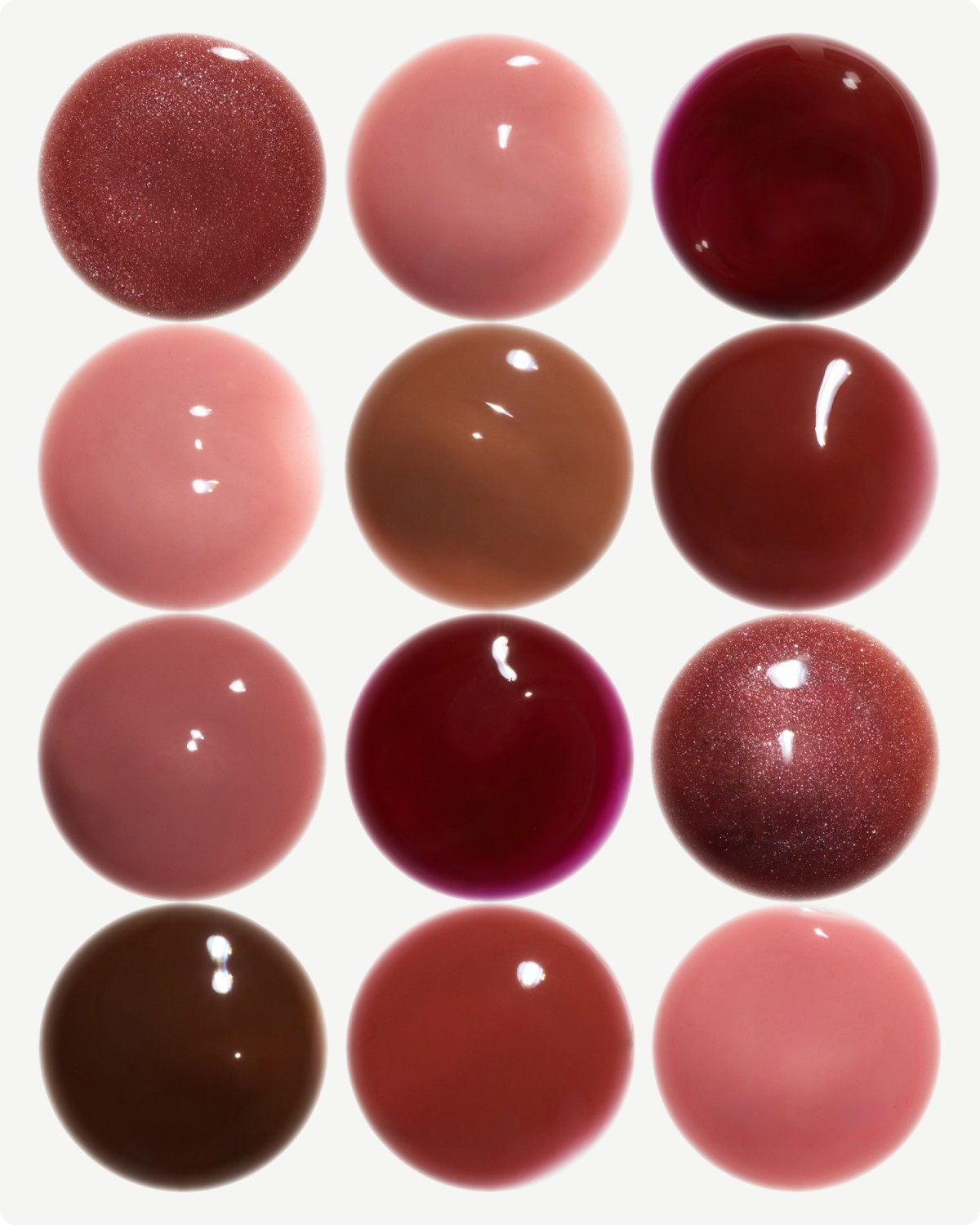 swatches of peptide lip tints