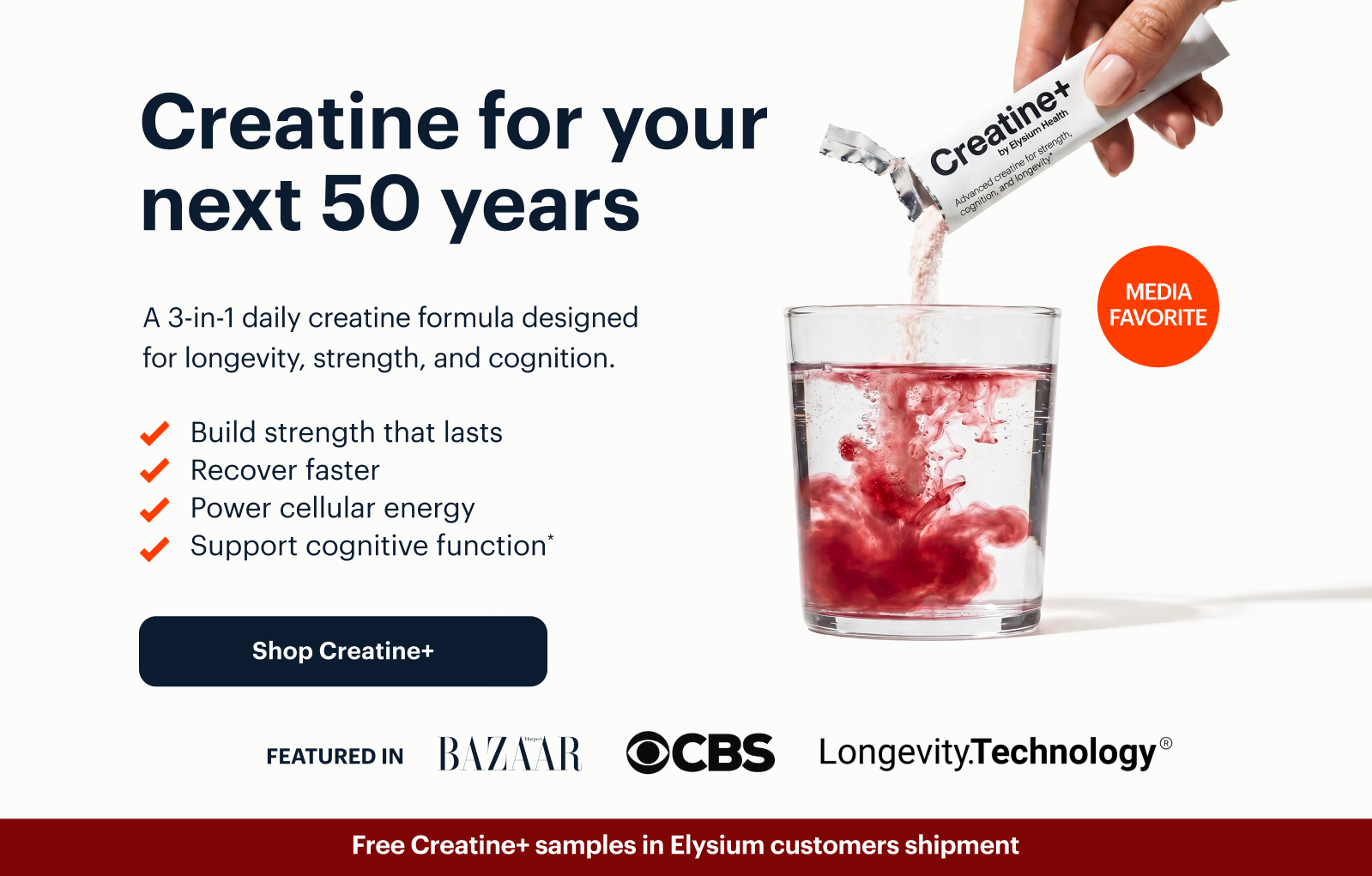 Creatine for your next 50 years | Shop Creatine+