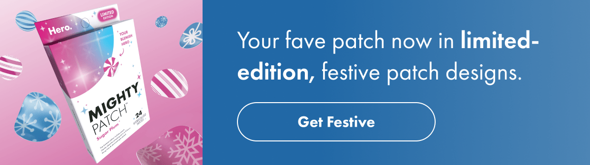Your fave patch now in limited-edition, festive patch designs