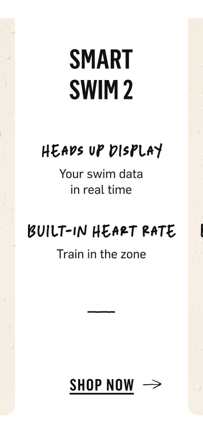 Smart Swim 2: heads up display and built-in heart rate. Shop Now!