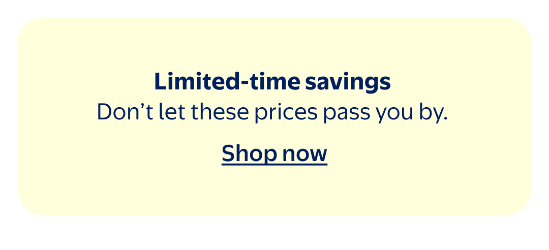 Don&rsquo;t let these prices pass you by.