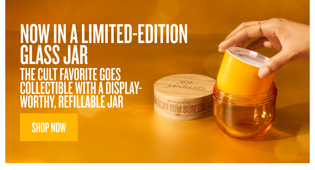 Now In A Limited Edition Glass Jar - SHOP NOW