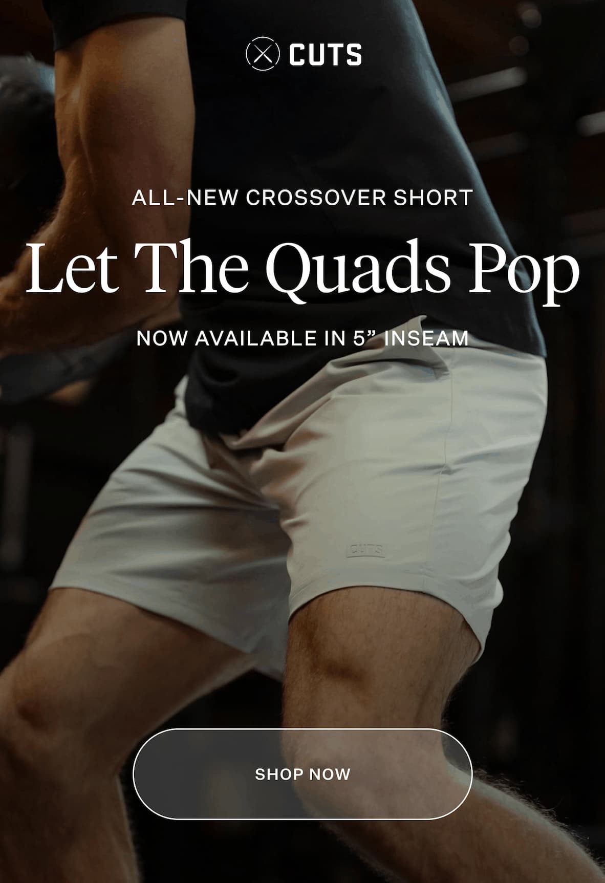 All-New Crossover Short - Now Available in 5" Inseam