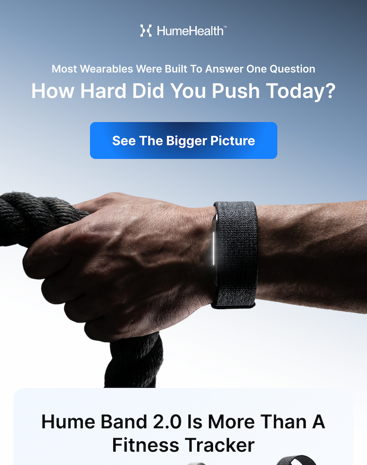 Most wearables only ask how hard you pushed today. Band 2.0 helps you see the bigger picture.