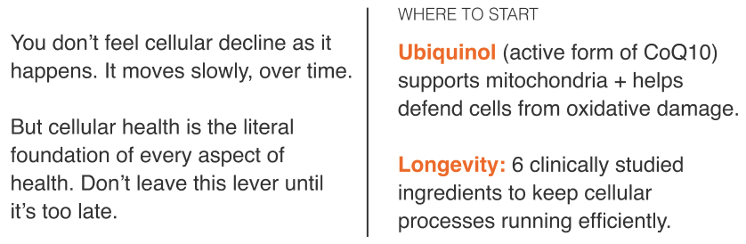 Ubiquinol and Longevity