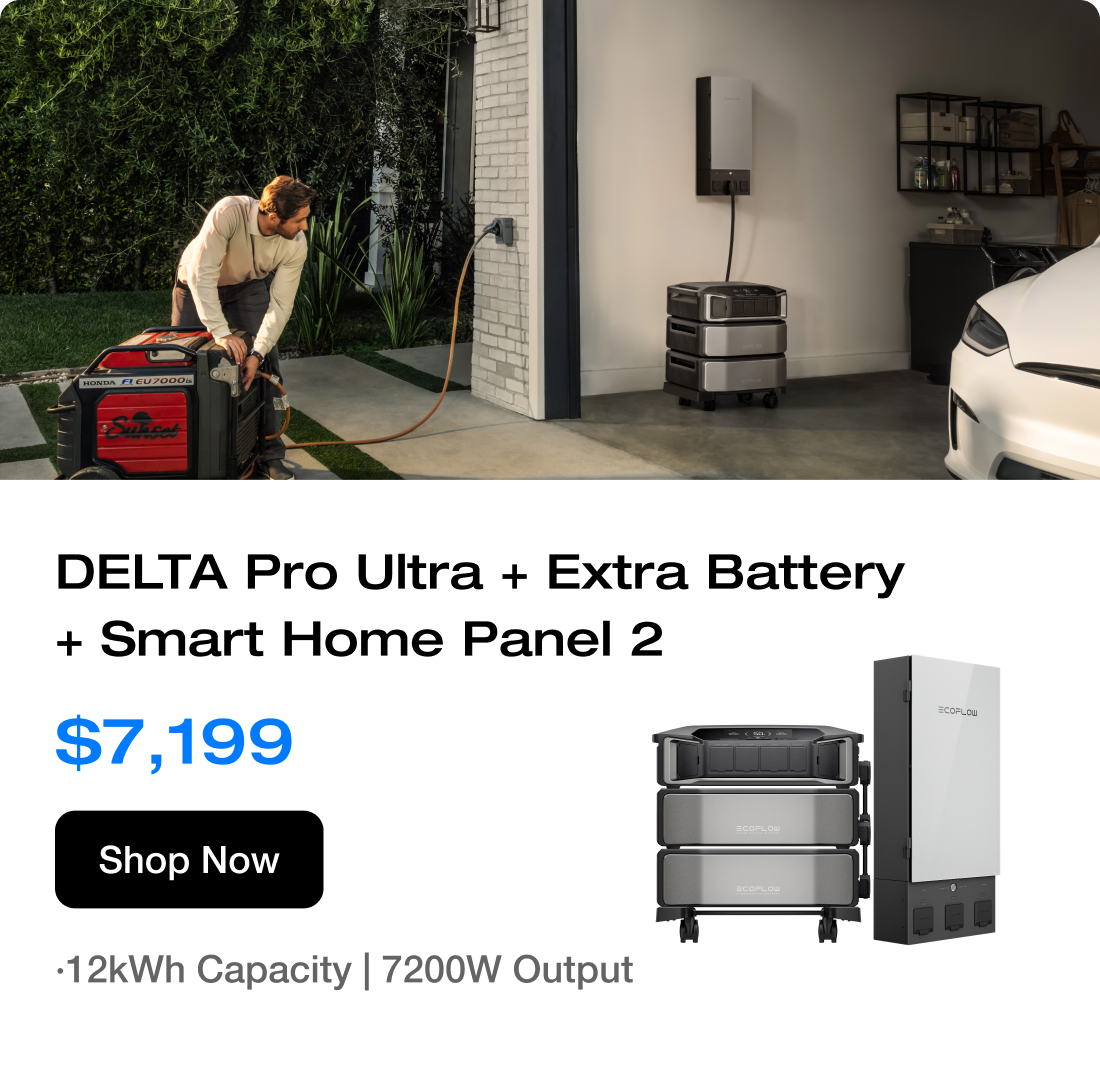 DELTA Pro Ultra + Extra Battery + Smart Home Panel 2