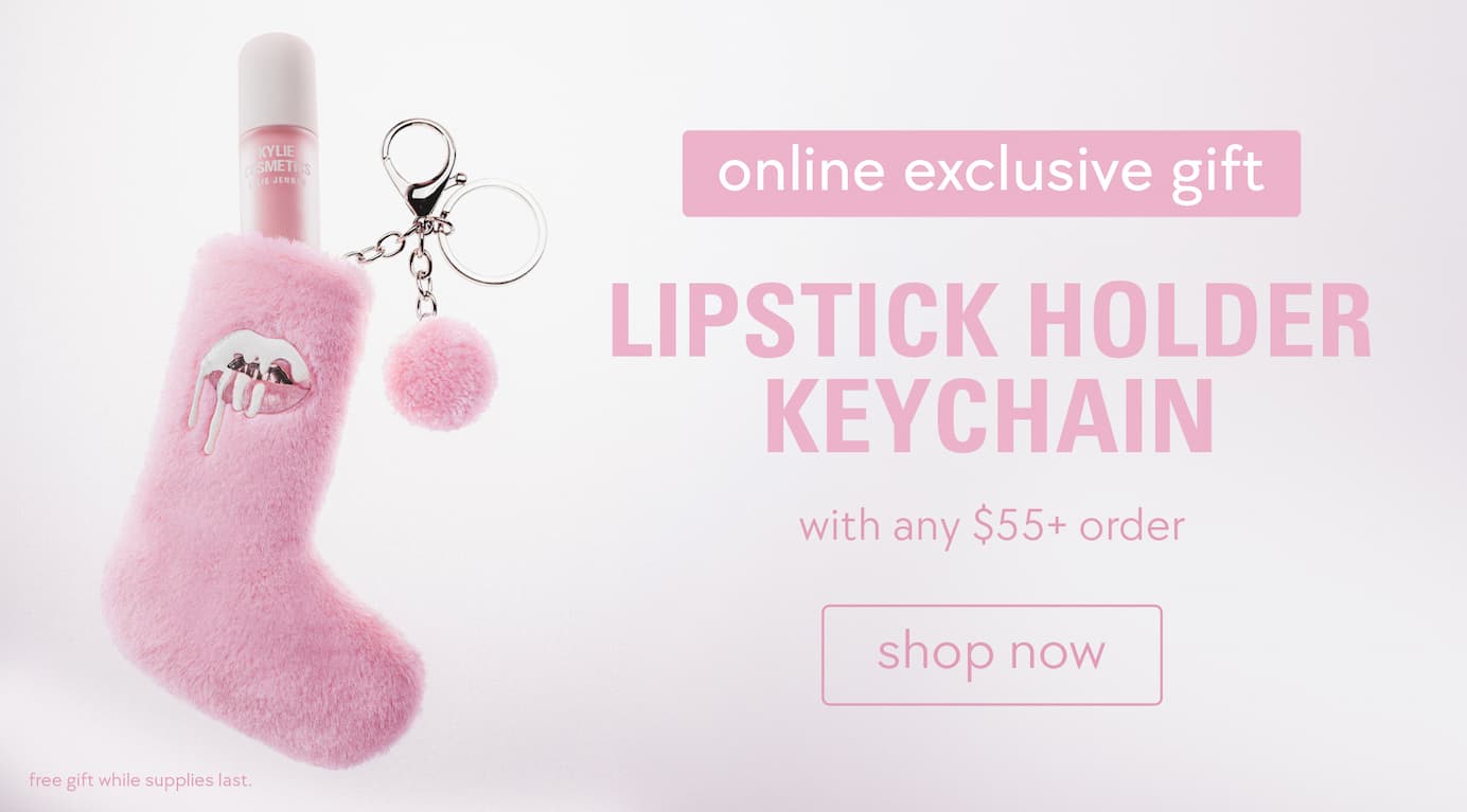 online exclusive gift - lipstick holder keychain 