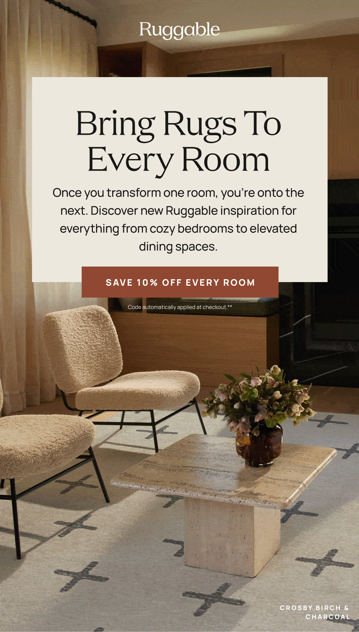 Bring Rugs to Every Room | Save 10% Off Every Room