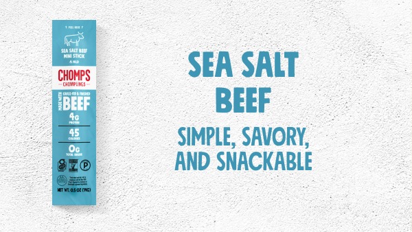 sea salt beef Simple, savory, and snackable