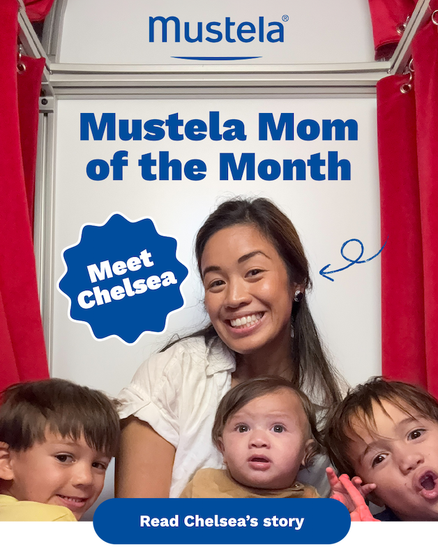 Mustela Logo | Mustela Mom of the Month - Meet Rudy | Read Rudy's story