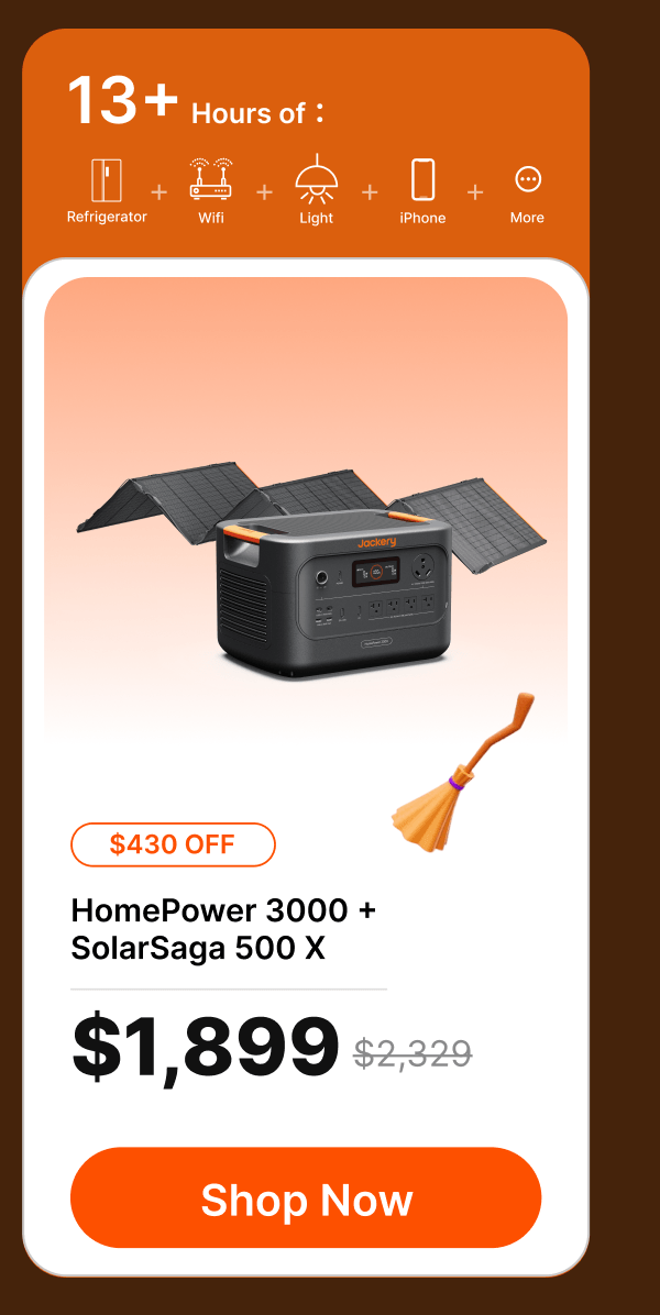 HomePower 3000 +SolarSaga 500 X