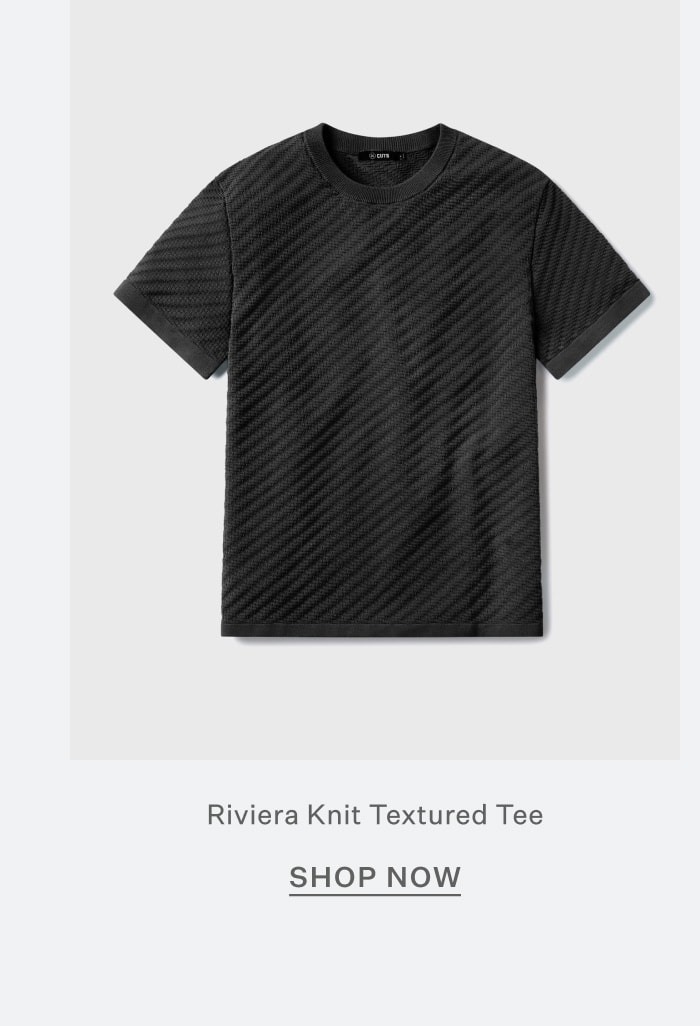 Riviera Knit Textured Tee