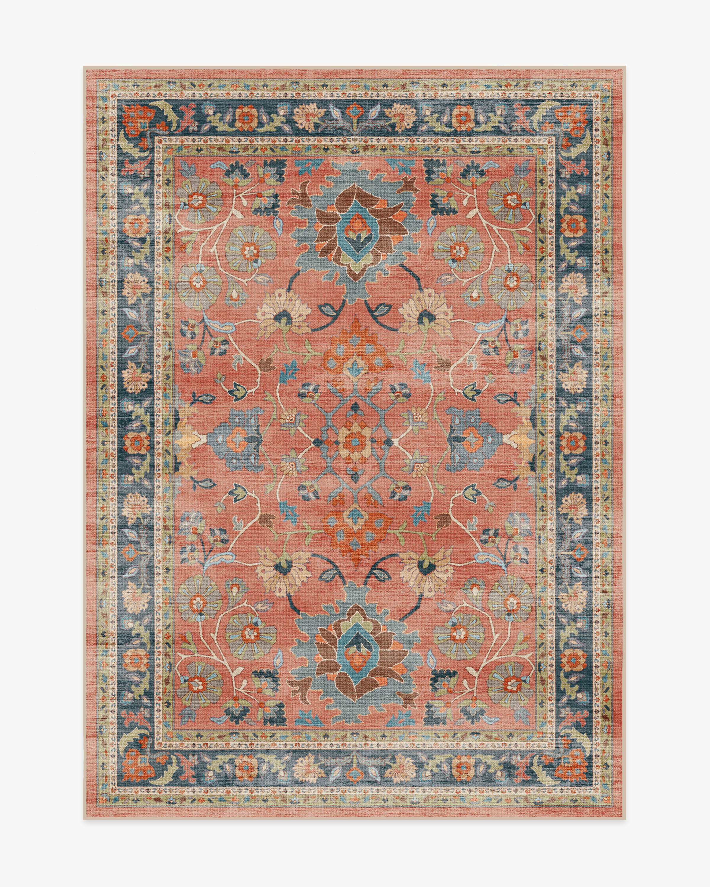 Image of Calabria Coral Multicolor Rug