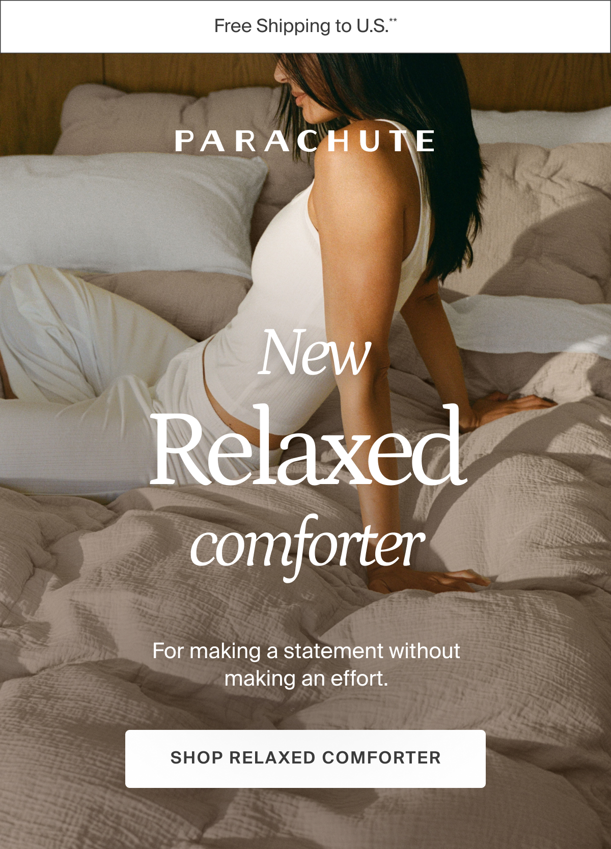 parachute home, new relaxed comforter, shop