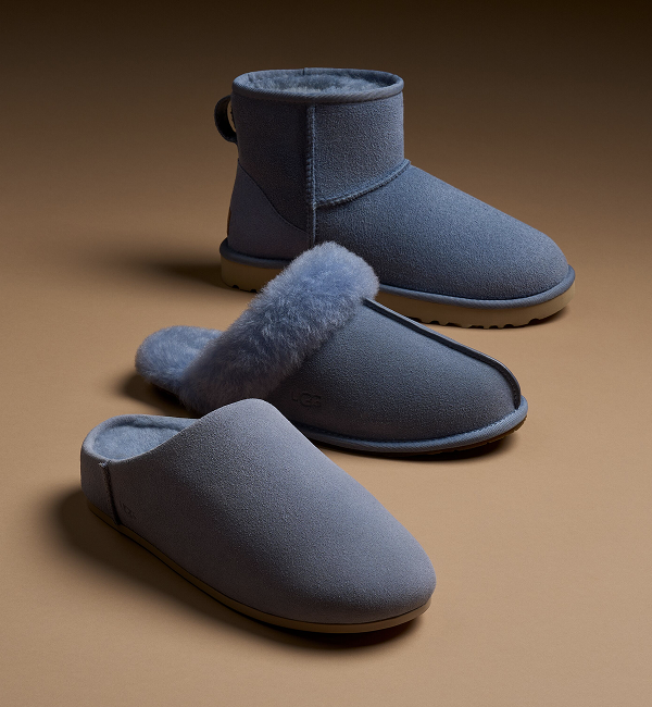 Women's Blue Slippers and Boots