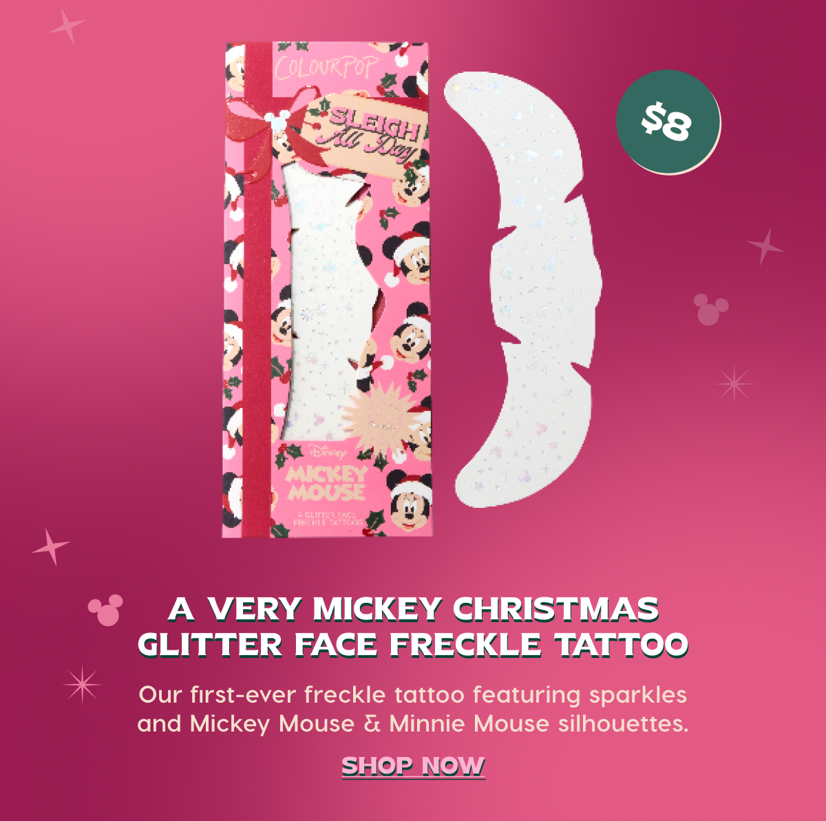 Glitter Face Freckle Tattoos. Shop Now