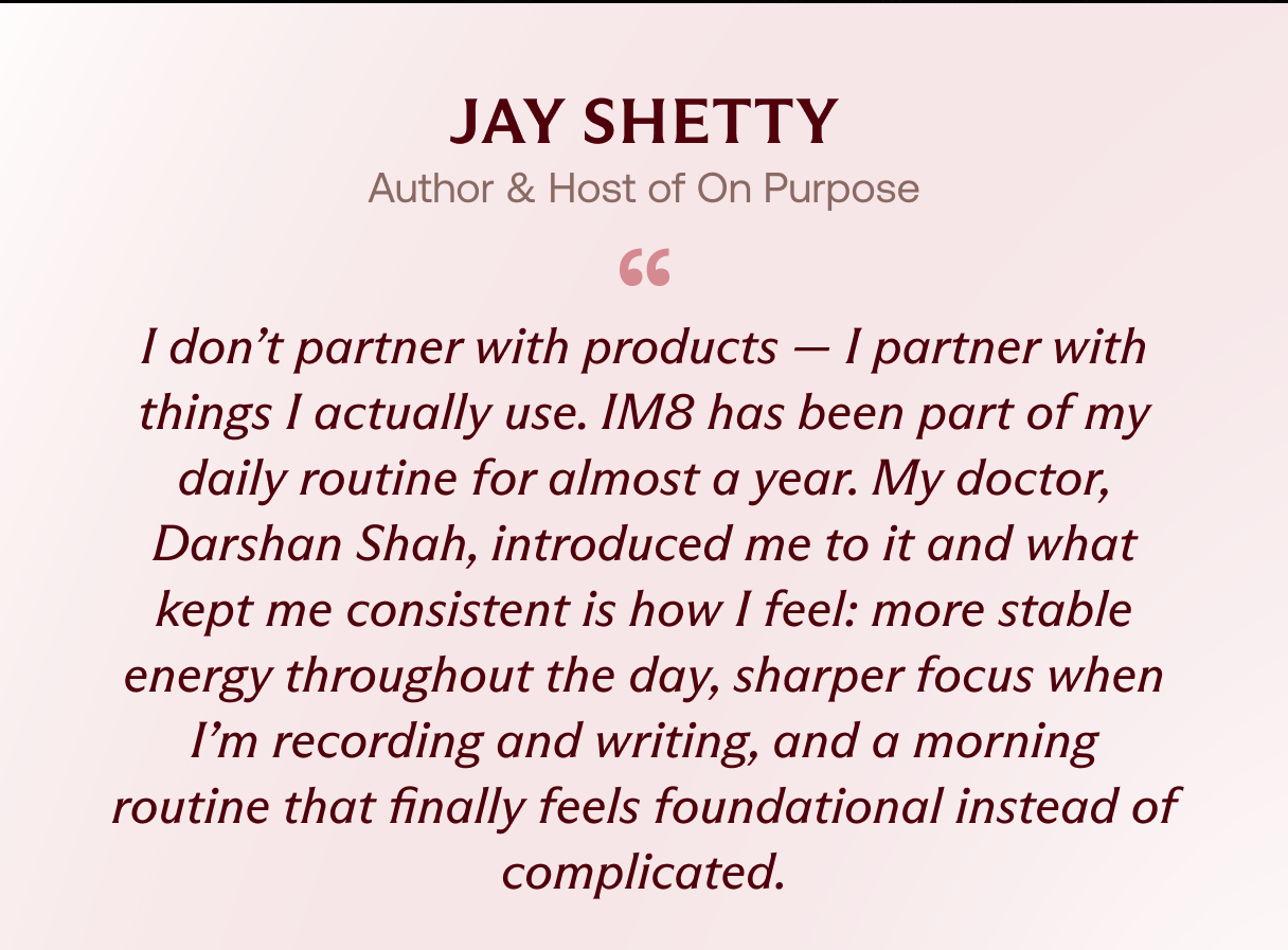 Jay Shetty | Author & Host Of On Purpose